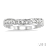 .25CTRDDM 'V' BAND-MILLG WG 14K@11-H*